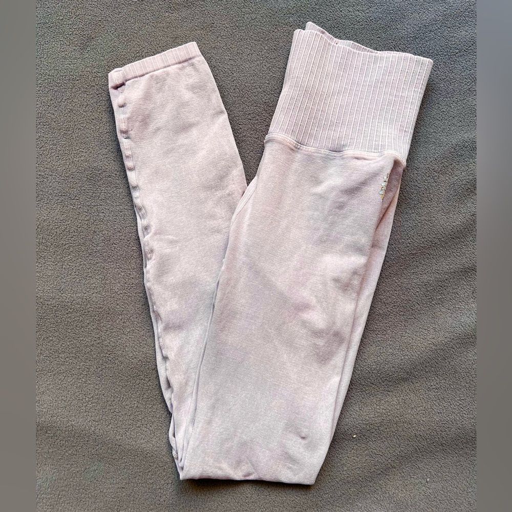 Free People Movement Good Karma Light Purple High Waist Leggings Size XS/S